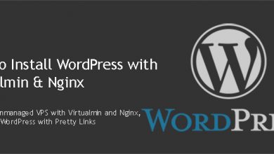 install WordPress with Virtualmin & Nginx