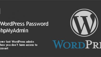 Photo of How to Reset WordPress Admin Password with phpMyAdmin