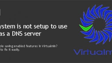 Photo of How to fix “System is not setup to use itself as a DNS server” error on Virtualmin