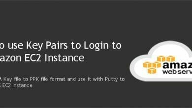 Using Key Pairs to Login to an Amazon EC2 Instance