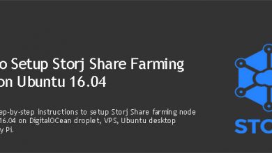 set up Storj Share farming node on Ubuntu