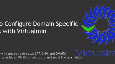 Configure Domain Specific Emails with Virtualmin