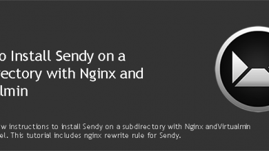 install Sendy on a subdirectory with Nginx and Virtualmin