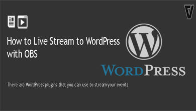 How to Live Stream to WordPress with OBS